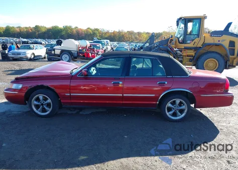 2000 Mercury Grand Marquis Gs z USA, uszkodzony, nr VIN 2MEFM74W0YX619084